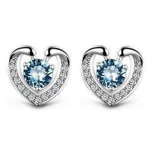 گوشواره نقره شهر جواهر مدل sj ne008