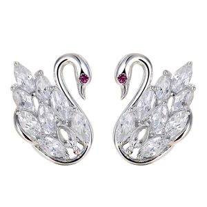 گوشواره نقره شهر جواهر مدل sj ne020