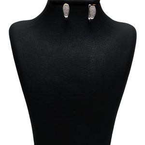 گوشواره نقره شهر جواهر مدل sj sne007