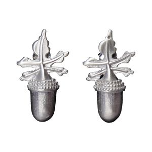 گوشواره نقره فر گالری مدل بلوط کد pz00006e