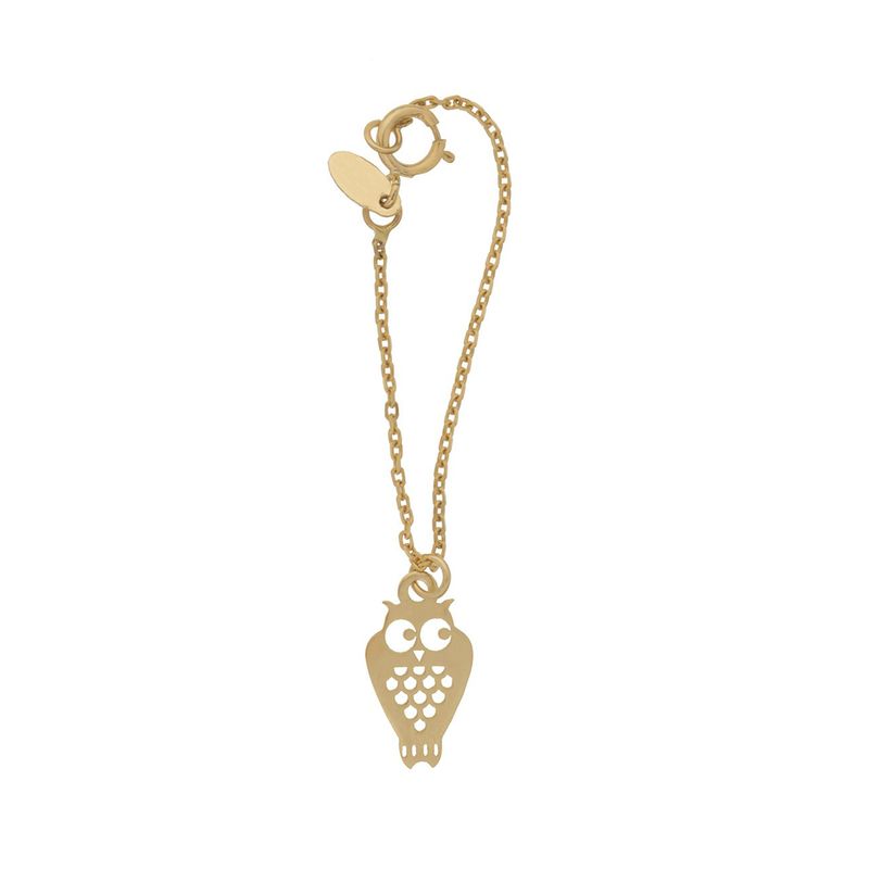 آویز ساعت طلا 18 عیار زنانه طرح جغد کد sg402