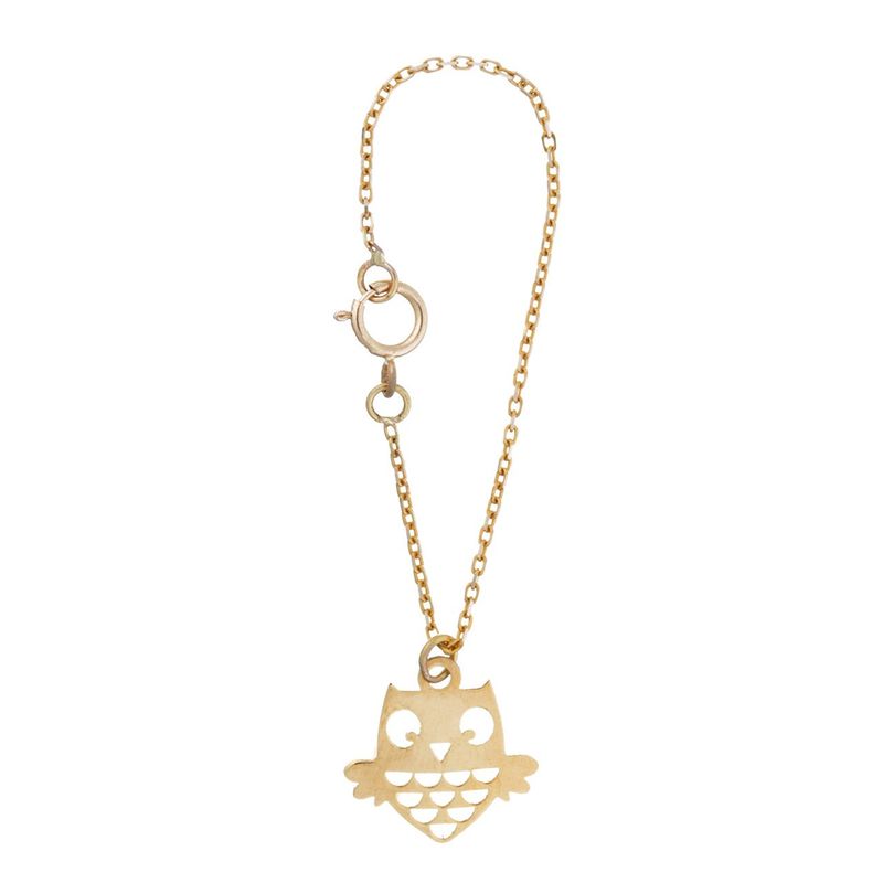 آویز ساعت طلا 18 عیار زنانه طرح جغد کد sg454