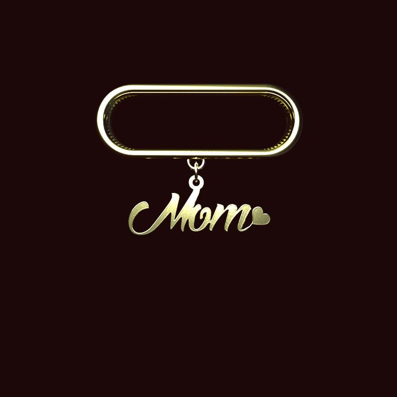 آویز ساعت طلا 18 عیار زنانه مدوپد مدل mom کد sm1 1025