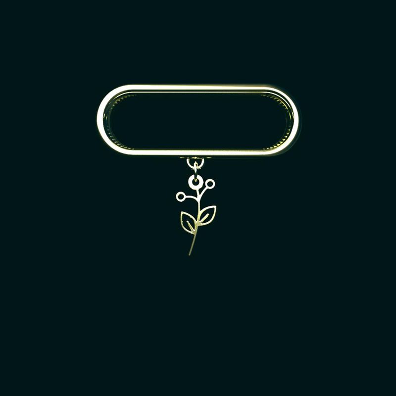 آویز ساعت طلا 18 عیار زنانه مدوپد مدل برگ کد sk1 1592