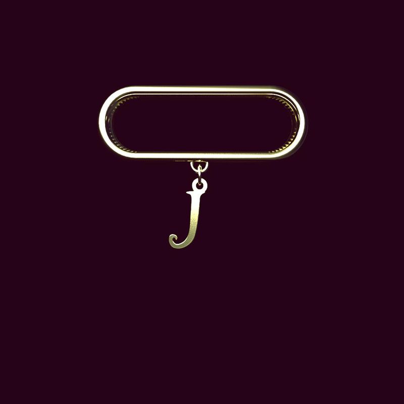 آویز ساعت طلا 18 عیار زنانه مدوپد مدل حرف j کد sl1 1752