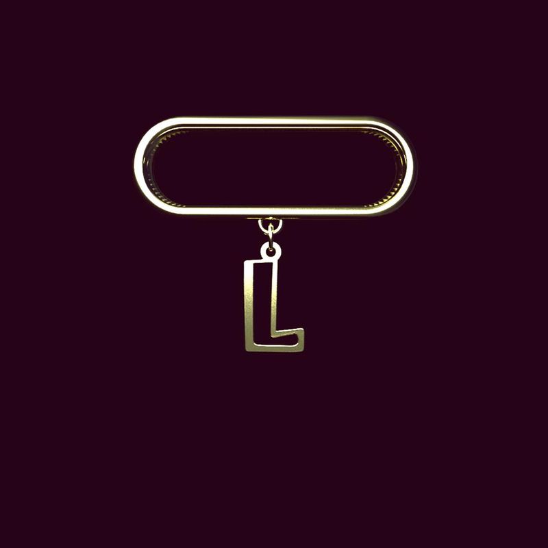 آویز ساعت طلا 18 عیار زنانه مدوپد مدل حرف l کد sl1 1392