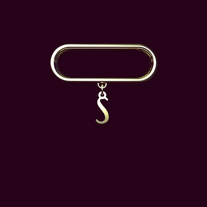 آویز ساعت طلا 18 عیار زنانه مدوپد مدل حرف t کد sl1 1657