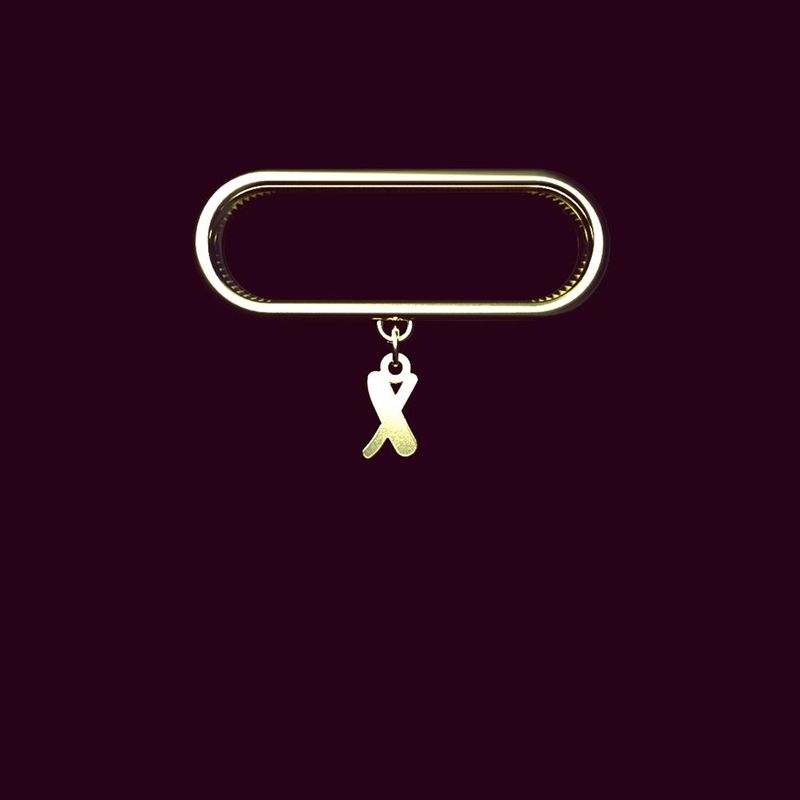 آویز ساعت طلا 18 عیار زنانه مدوپد مدل حرف x کد sl1 1712
