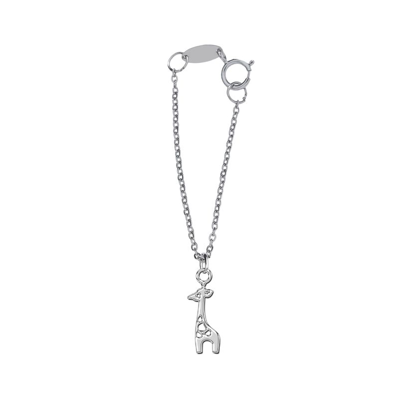 آویز ساعت نقره ترمه1 طرح زرافه کد e291