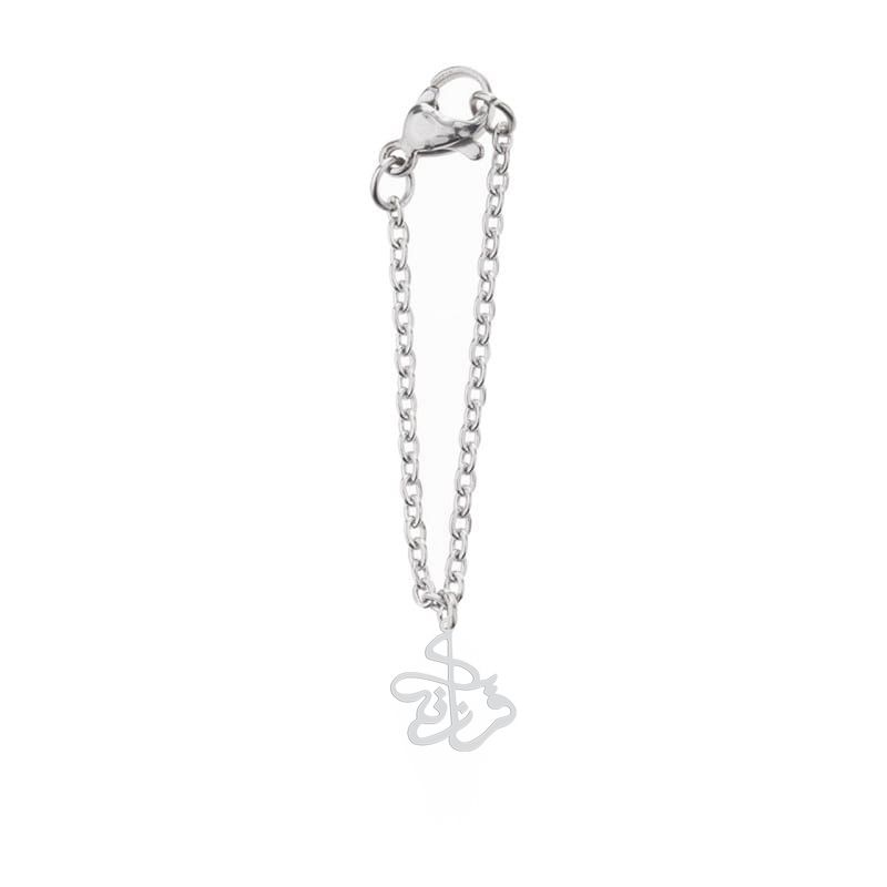 آویز ساعت نقره زنانه هایکا طرح فرزانه مدل n.ha 295