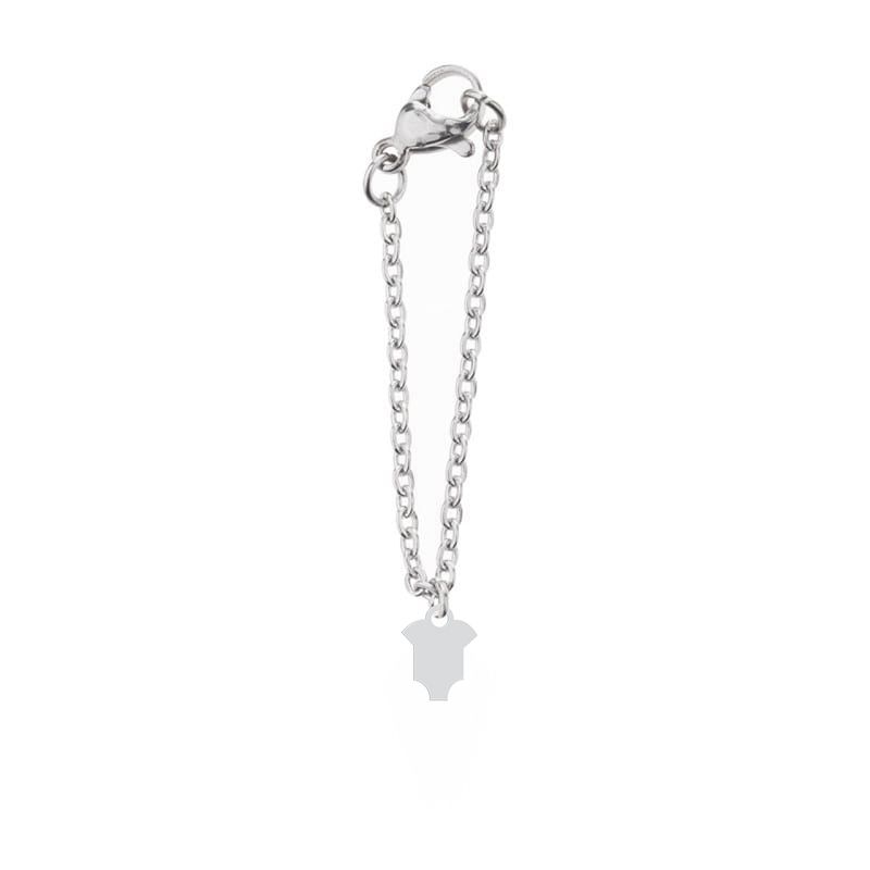آویز ساعت نقره زنانه هایکا طرح لباس مدل n.ha 590