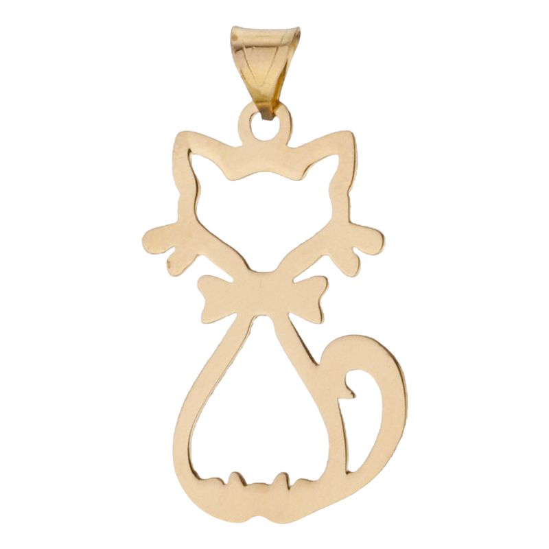آویز گردنبند طلا 18 عیار دخترانه طلای مستجابی مدل 55119