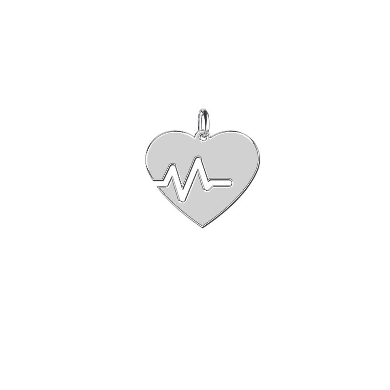 آویز گردنبند نقره ترمه 1 طرح قلب کد e176