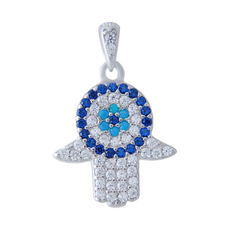 آویز گردنبند نقره زنانه بازرگانی میلادی کد pkr 145