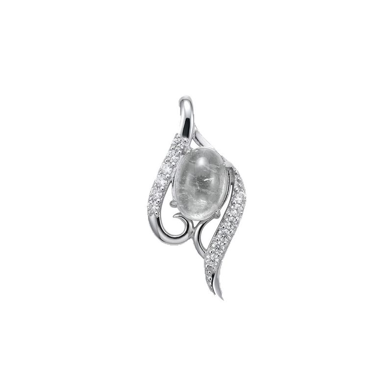 آویز گردنبند نقره زنانه مدل در نجف