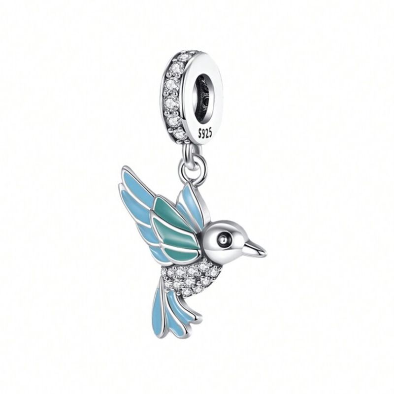 آویز گردنبند نقره زنانه پاندورا مدل bird diamond 65133