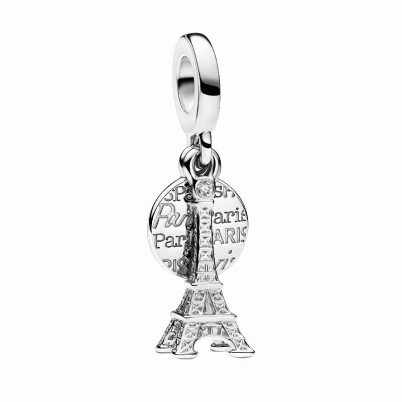 آویز گردنبند نقره زنانه پاندورا مدل eiffle tower 65237