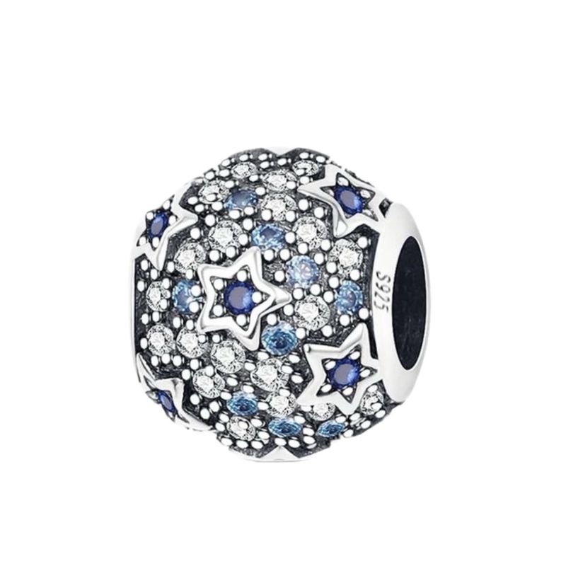 آویز گردنبند نقره زنانه پاندورا مدل elavated star paves charm 65271