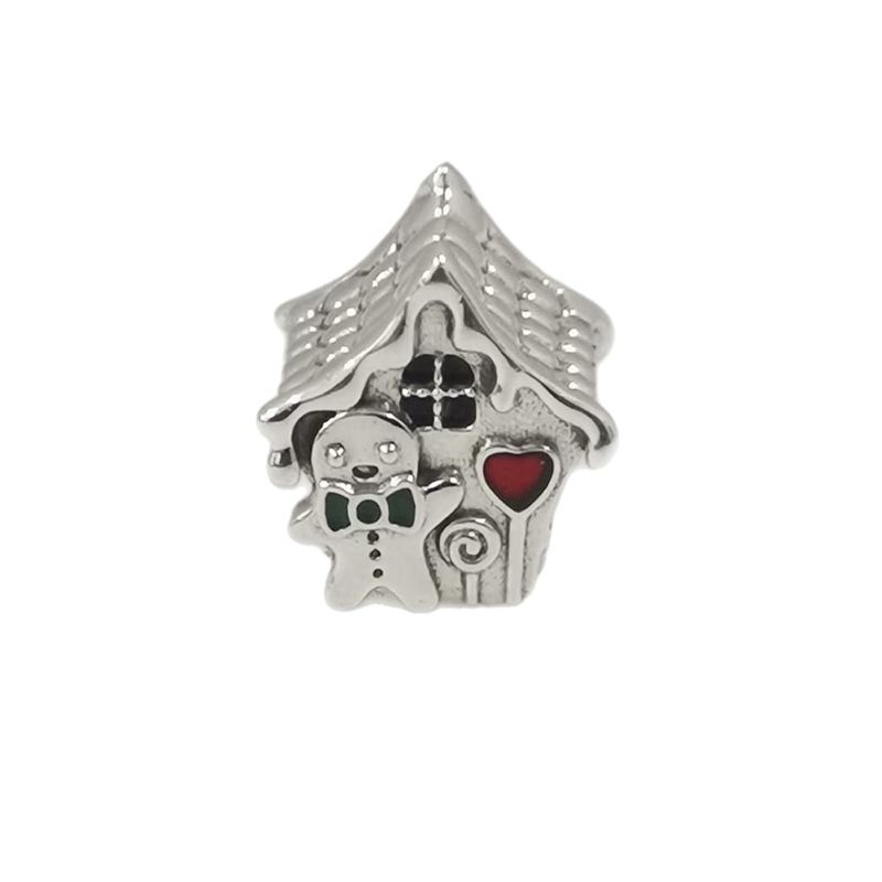 آویز گردنبند نقره زنانه پاندورا مدل gingerbread house 65252