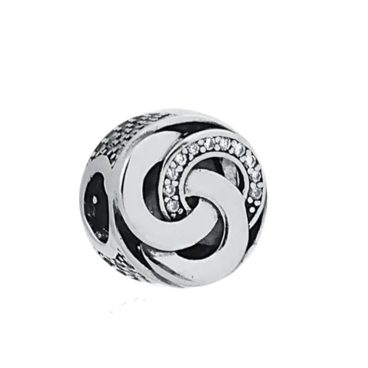 آویز گردنبند نقره زنانه پاندورا مدل interlinked circle 65238