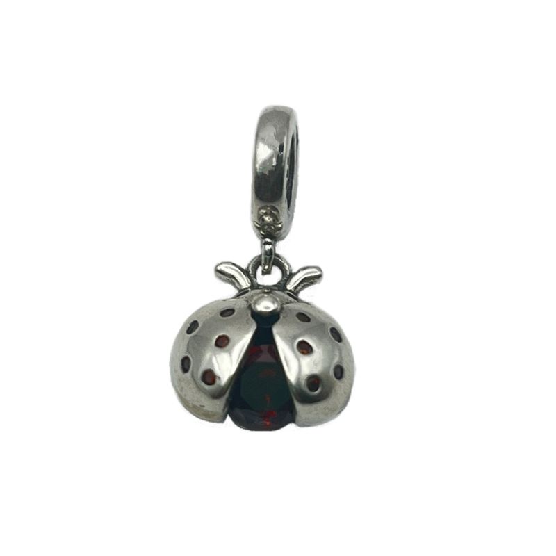 آویز گردنبند نقره زنانه پاندورا مدل lady bird dangle 65303