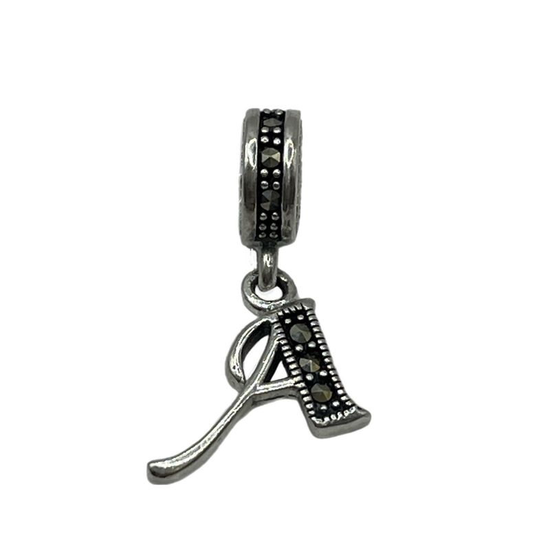 آویز گردنبند نقره زنانه پاندورا مدل letter a pendant 65395