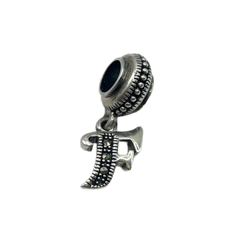 آویز گردنبند نقره زنانه پاندورا مدل letter f pendant 65400