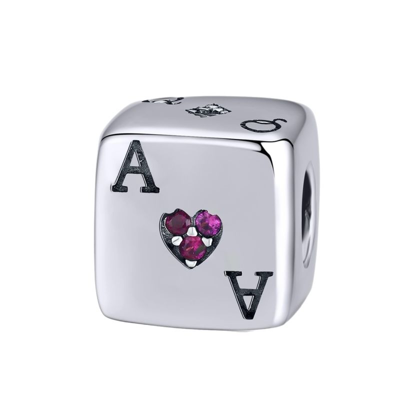 آویز گردنبند نقره زنانه پاندورا مدل lucky dice charm 65267