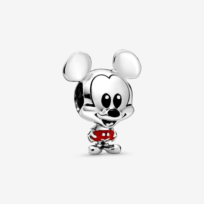 آویز گردنبند نقره زنانه پاندورا مدل mickey mouse