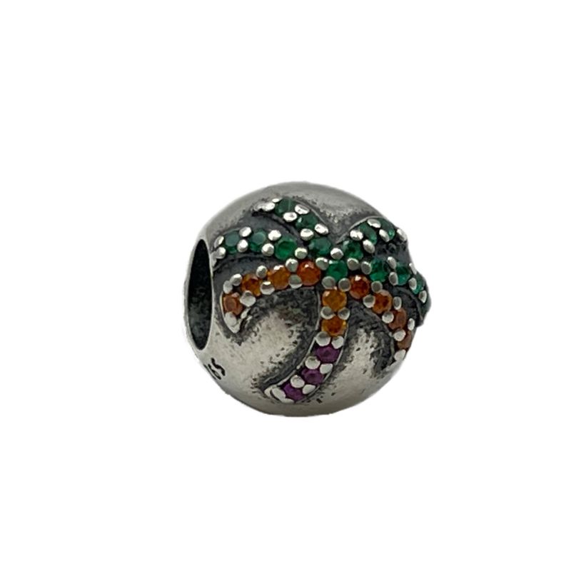 آویز گردنبند نقره زنانه پاندورا مدل palm tree charm 65369