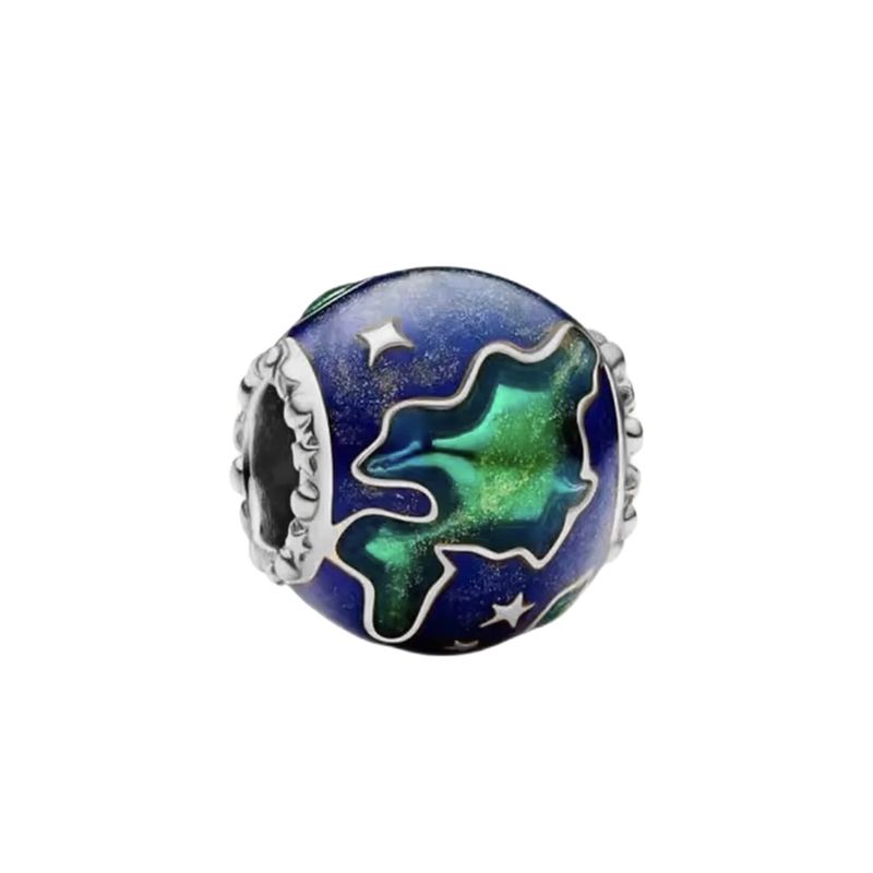 آویز گردنبند نقره زنانه پاندورا مدل planet earth charm 65265