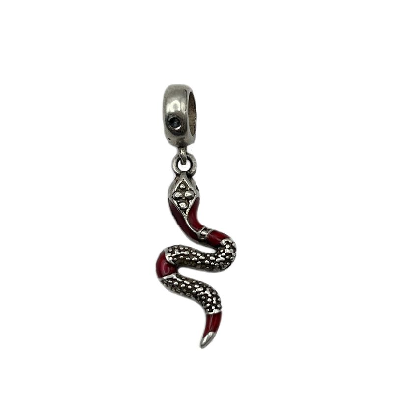 آویز گردنبند نقره زنانه پاندورا مدل snake pendant charm 65378