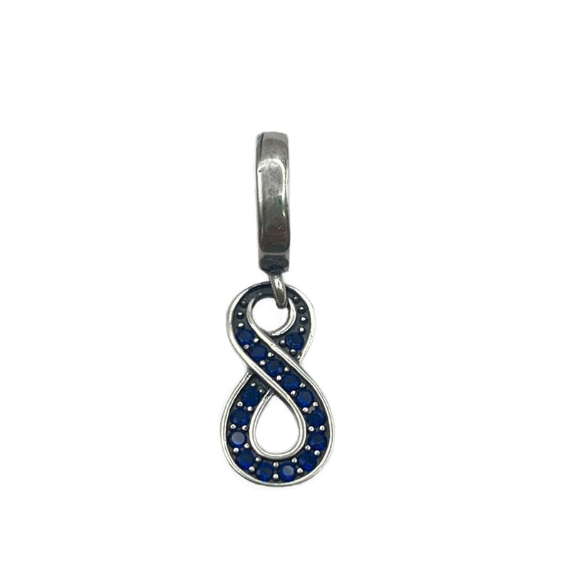 آویز گردنبند نقره زنانه پاندورا مدل sparkling royal infinity 65357