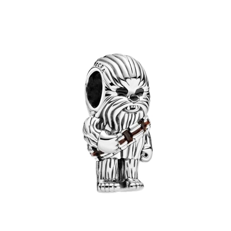 آویز گردنبند نقره زنانه پاندورا مدل star wars chewbacca 6543