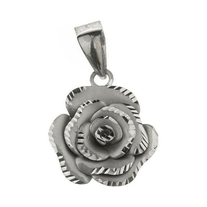 آویز گردنبند نقره مدل ros