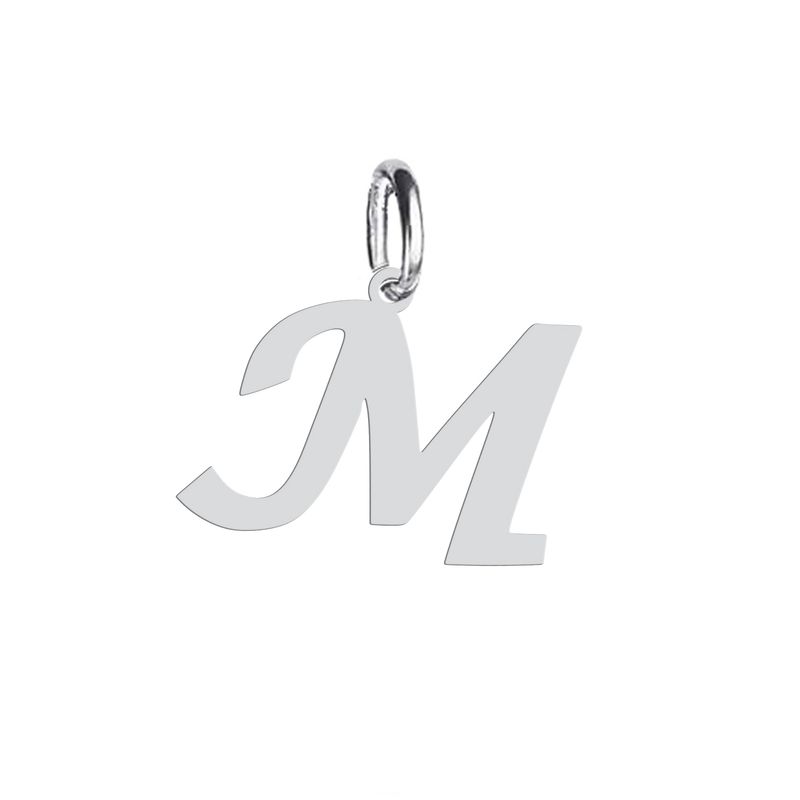 آویز گردنبند نقره هایکا طرح m مدل n.ha 309