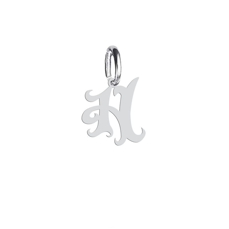 آویز گردنبند نقره هایکا طرح حرف h مدل h.n 790