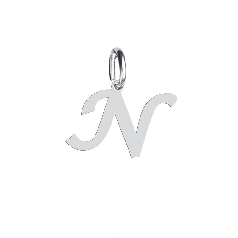 آویز گردنبند نقره هایکا طرح حرف n مدل n.ha 271
