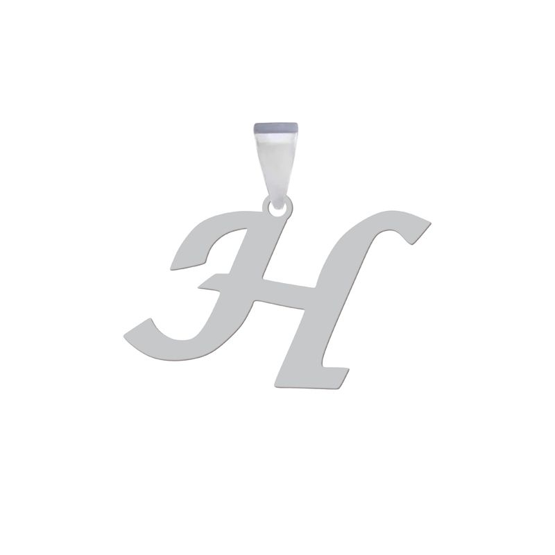 آویز گردنبند نقره هایکا مدل حرف h کد an.h 238