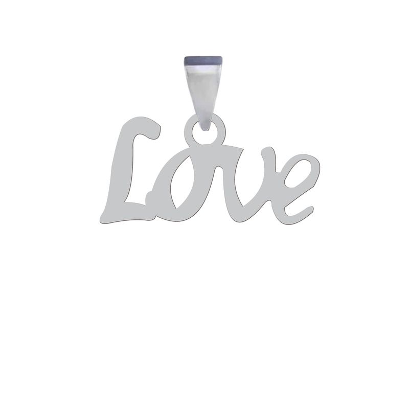آویز گردنبند نقره هایکا مدل عشق love کد an.h 149