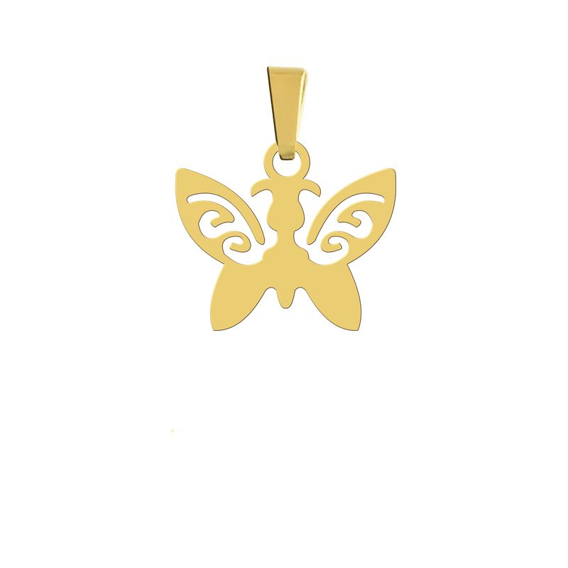 آویز گردنبند نقره هایکا مدل پروانه کد n.ha 125