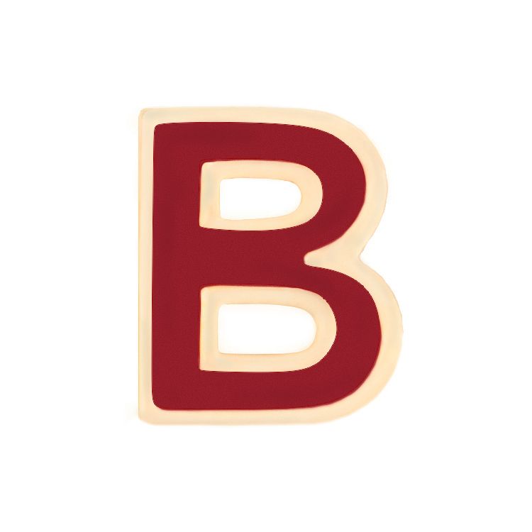 آویز گردنبند نقره ژابیز مدل حرف b