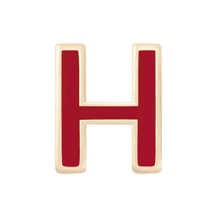 آویز گردنبند نقره ژابیز مدل حرف h