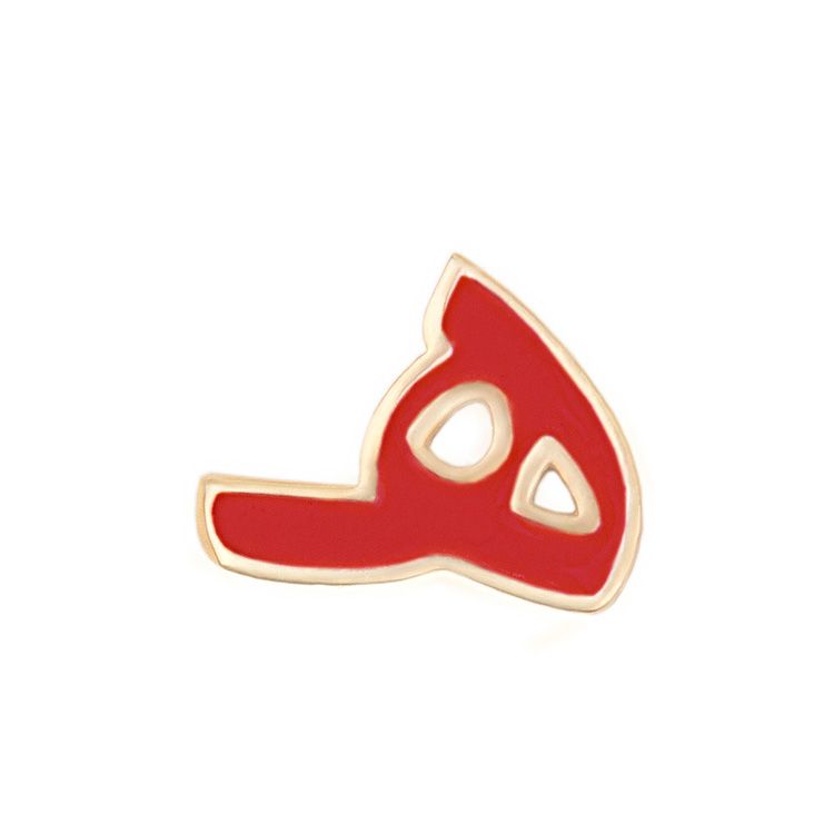 آویز گردنبند نقره ژابیز مدل حرف ه