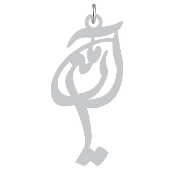آویز گردنبند نقره کرابو طرح آرمین مدل kn2 1129