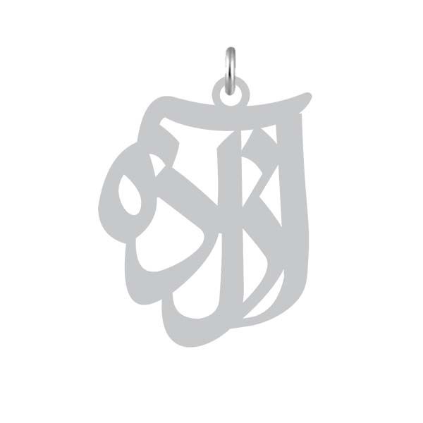 آویز گردنبند نقره کرابو طرح آزاده مدل kn2 1218