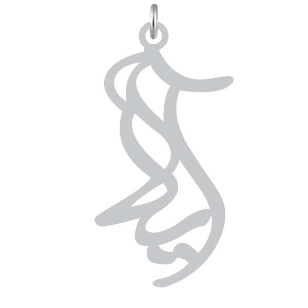 آویز گردنبند نقره کرابو طرح آیلا مدل kn2 1181