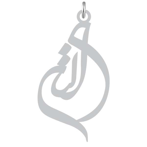 آویز گردنبند نقره کرابو طرح الناز مدل kn2 1216