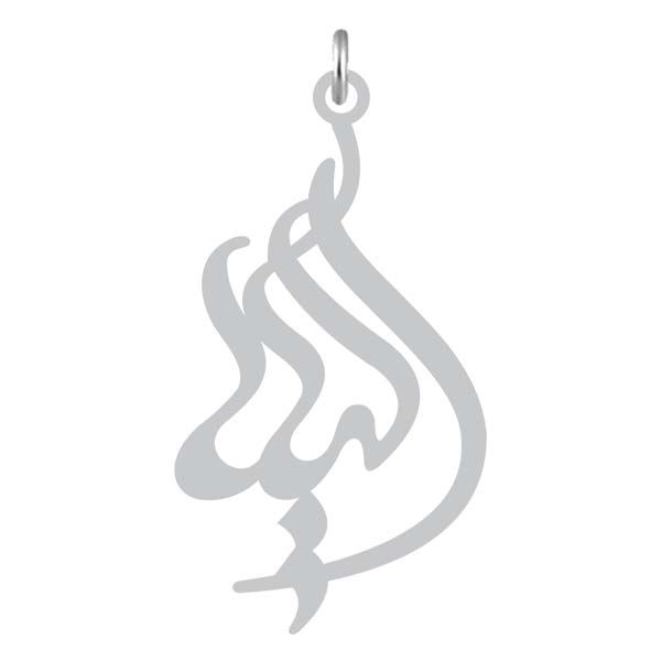 آویز گردنبند نقره کرابو طرح الیکا مدل kn2 1186