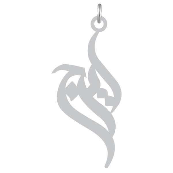 آویز گردنبند نقره کرابو طرح ایرج مدل kn2 1127